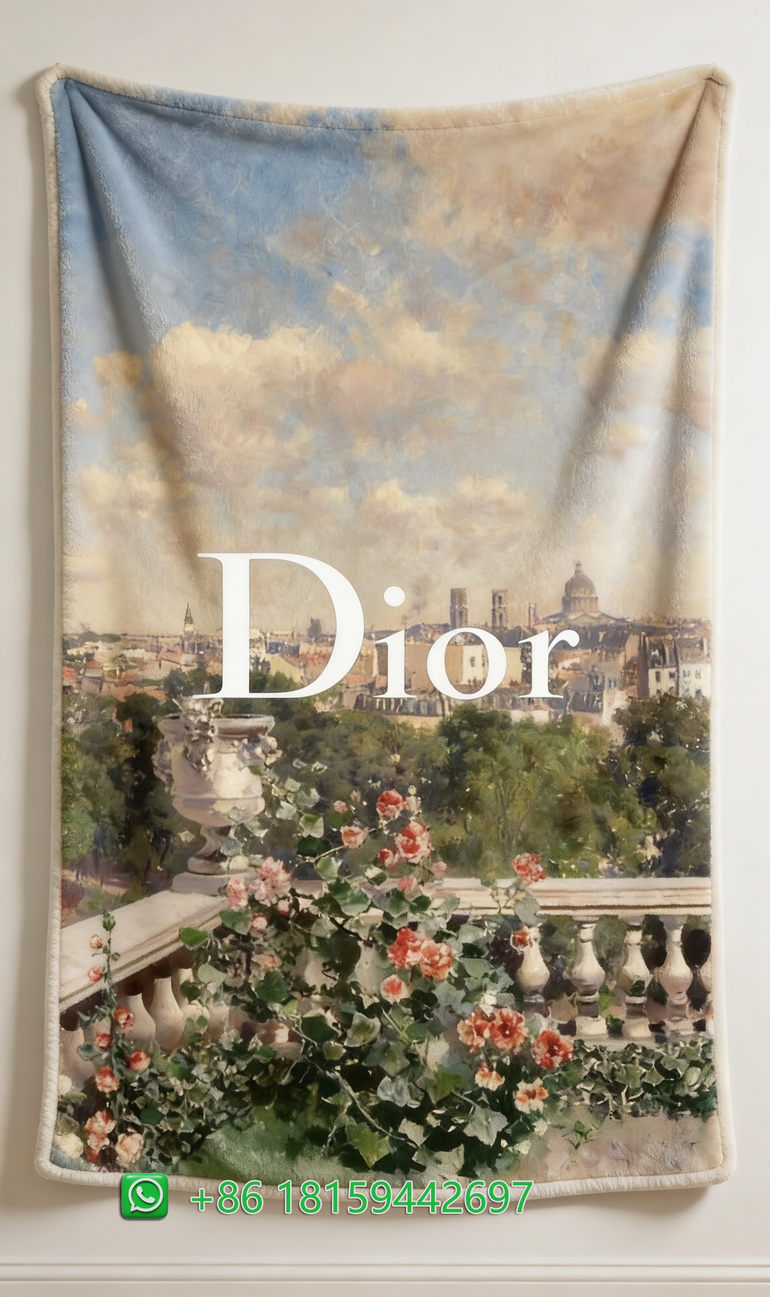 Dior Throw Blankets